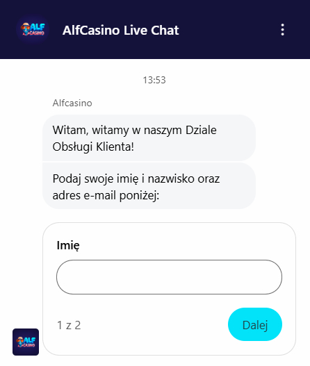 AlfCasino Obsługa Klienta